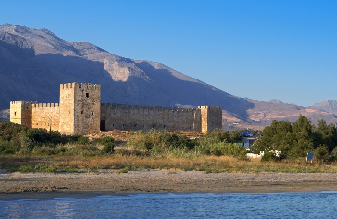 'Fragokastelo castle and beach at Crete island in Greece' - Chania