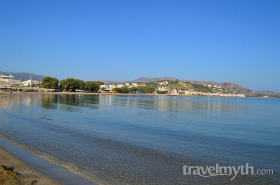 Kalives village view from the beach