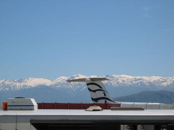 'View from the airport in Chania, Crete' - Chania