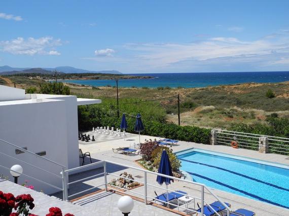 'View from our hotel' - Chania